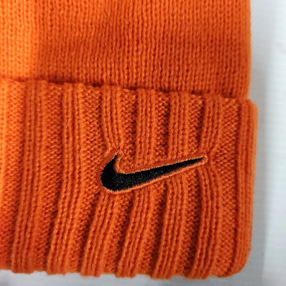 Nike Oklahoma State Cowboys Osu Knit Beanie Hat Size 4/7 Youth Cap Cuffed 168